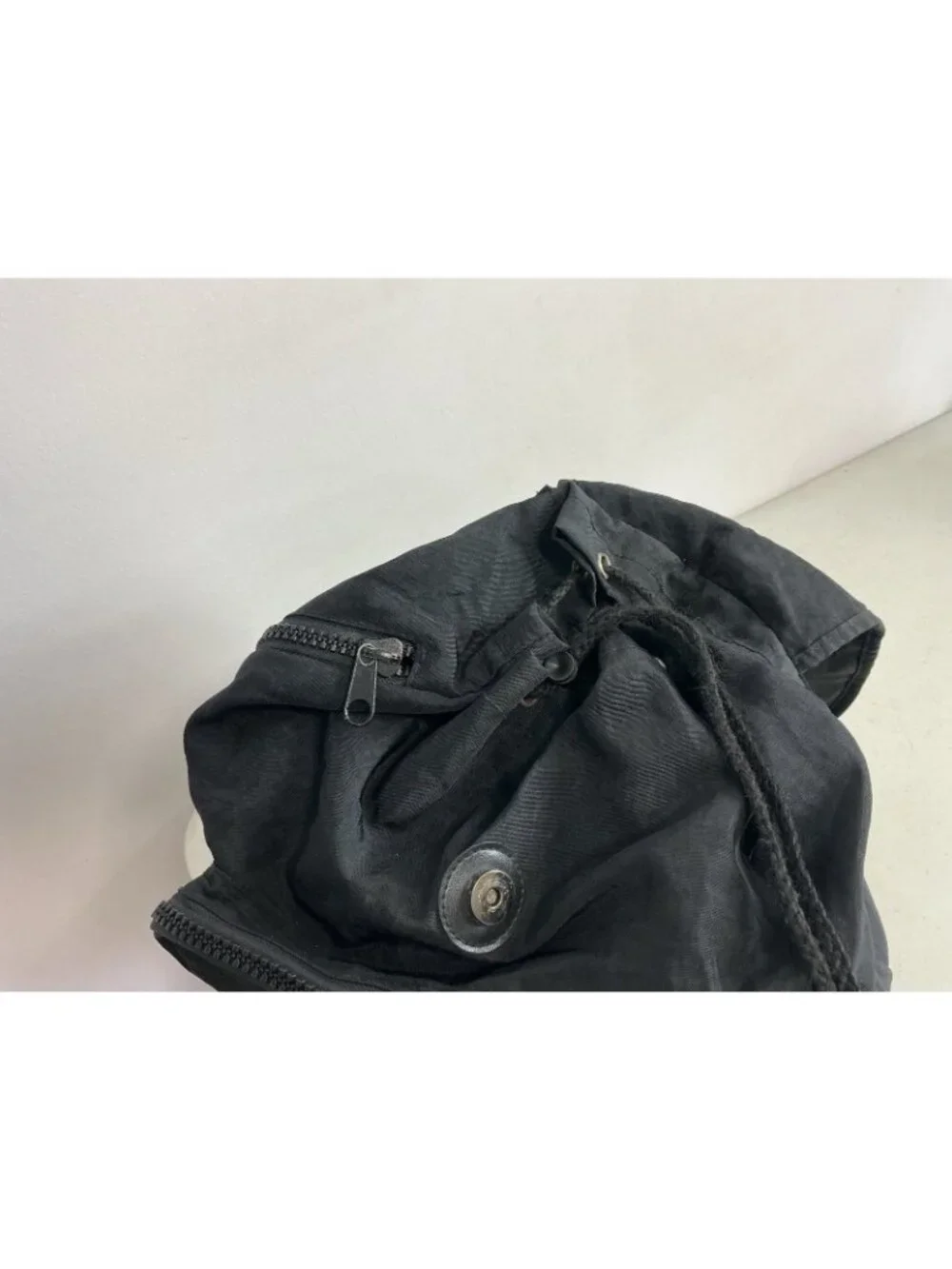 Vintage Woolrich Backpack Black Nylon Bag